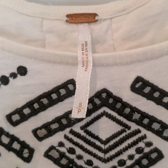 Free People Toosaloosa Slub Meadow Dress Ivory - Picture 4 of 5